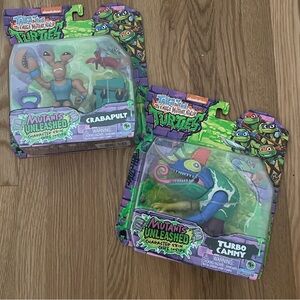TMNT Crabapult and Turbo Camry action figure bundle